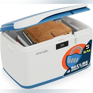 5 gallon lockable storage bin